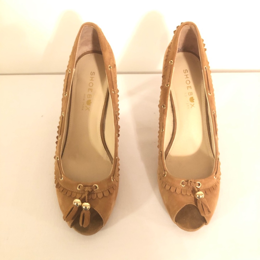 Shoe Box Women’s New York Brown Heels Size 9 1/2 W